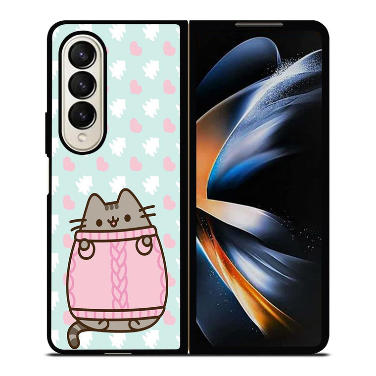 PUSHEEN THE CAT KAWAII Samsung Galaxy Z Fold 4 Case Cover PUSHEEN THE CAT KAWAII Samsung Galaxy Z Fold 4 Case Cover