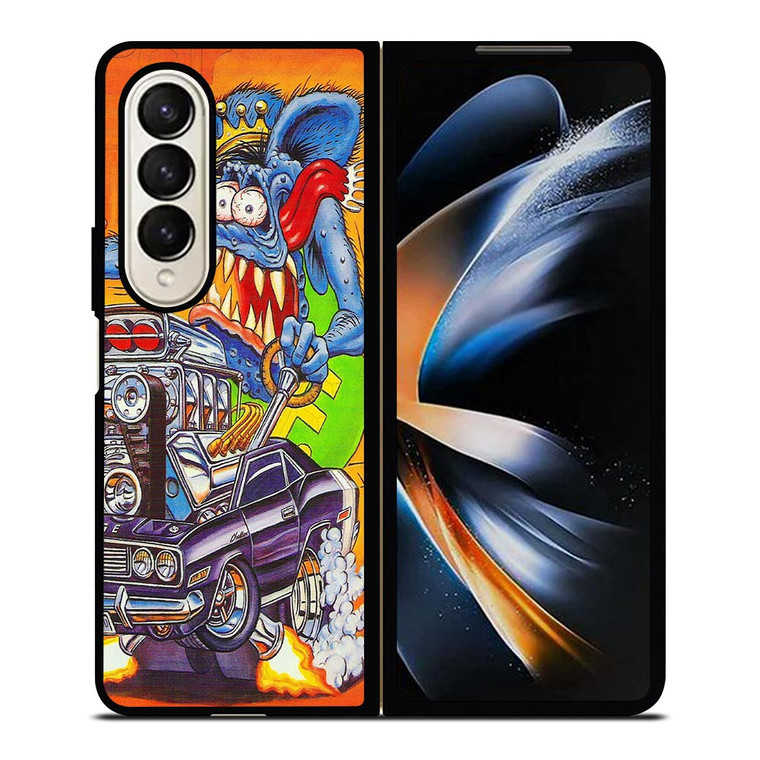 RAT FINK CARTOON Samsung Galaxy Z Fold 4 Case Cover RAT FINK CARTOON Samsung Galaxy Z Fold 4 Case Cover