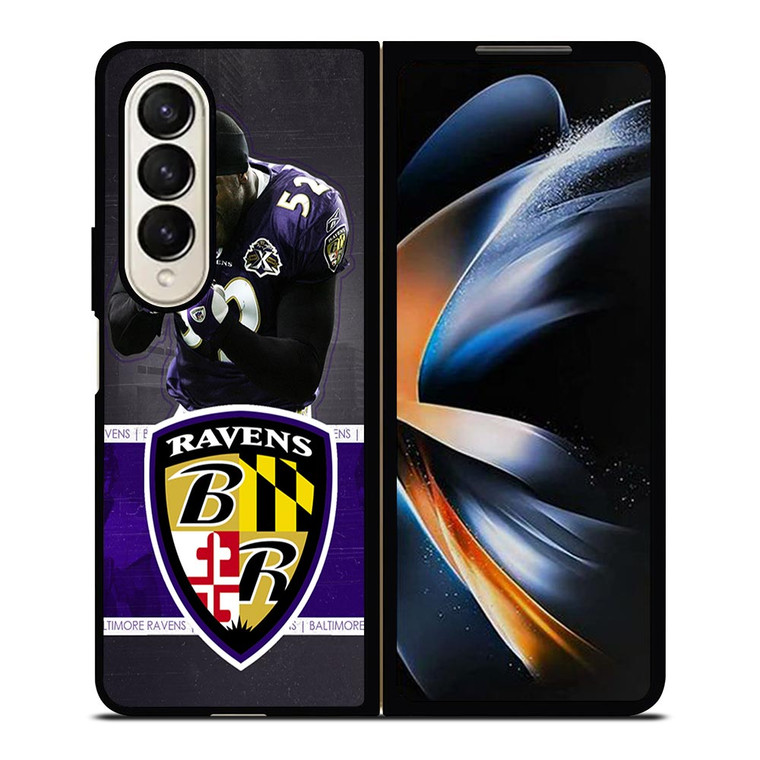 RAY LEWIS BALTIMORE RAVENS FOOTBALL Samsung Galaxy Z Fold 4 Case Cover RAY LEWIS BALTIMORE RAVENS FOOTBALL Samsung Galaxy Z Fold 4 Case Cover