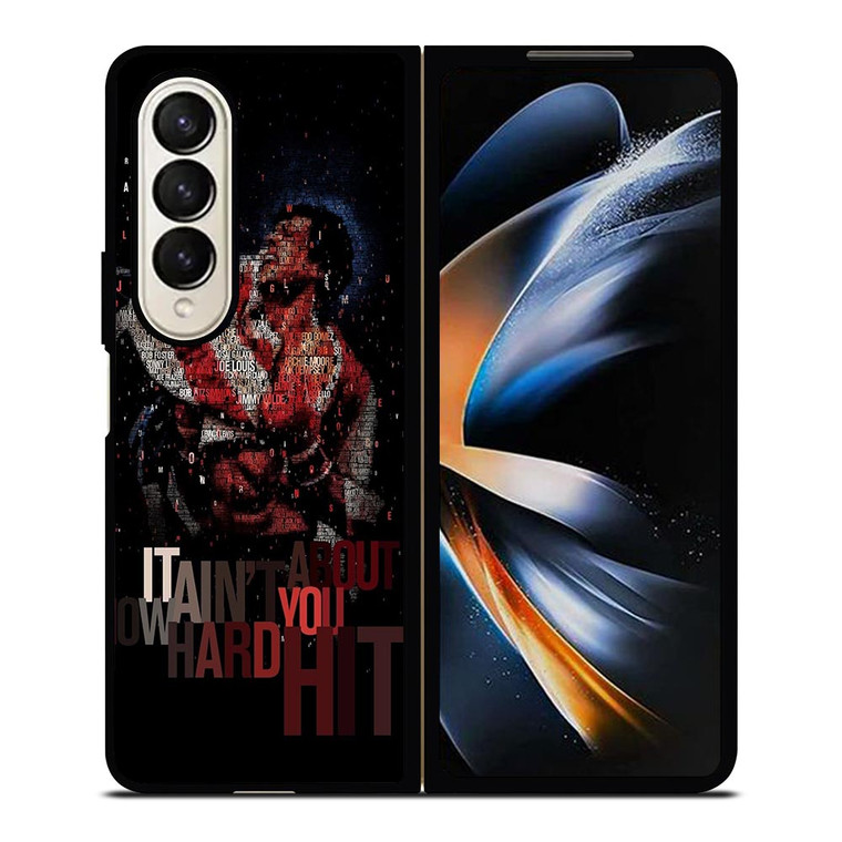 ROCKY BALBOA QUOTE Samsung Galaxy Z Fold 4 Case Cover ROCKY BALBOA QUOTE Samsung Galaxy Z Fold 4 Case Cover