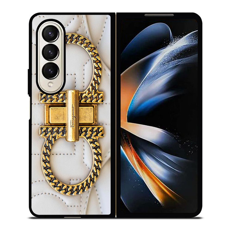 SALVATORE FERRAGAMO EMBLEM Samsung Galaxy Z Fold 4 Case Cover SALVATORE FERRAGAMO EMBLEM Samsung Galaxy Z Fold 4 Case Cover