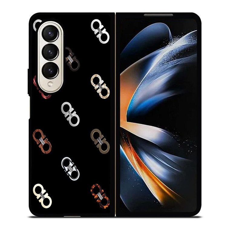 SALVATORE FERRAGAMO LOGO PATTERN Samsung Galaxy Z Fold 4 Case Cover SALVATORE FERRAGAMO LOGO PATTERN Samsung Galaxy Z Fold 4 Case Cover
