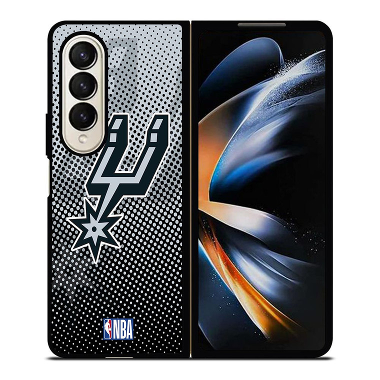 SAN ANTONIO SPURS DOT PATTERN Samsung Galaxy Z Fold 4 Case Cover SAN ANTONIO SPURS DOT PATTERN Samsung Galaxy Z Fold 4 Case Cover