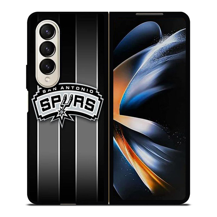 SAN ANTONIO SPURS NBA STRIPE LOGO Samsung Galaxy Z Fold 4 Case Cover SAN ANTONIO SPURS NBA STRIPE LOGO Samsung Galaxy Z Fold 4 Case Cover