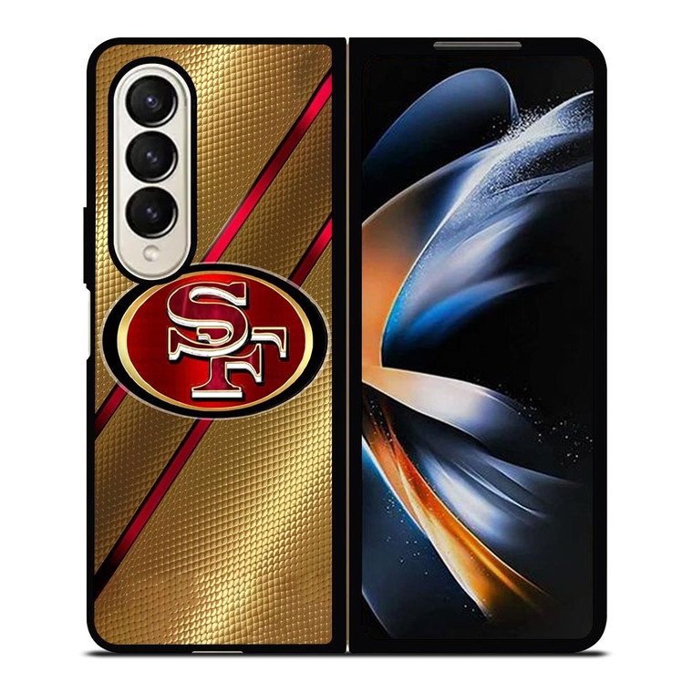 SAN FRANCISCO 49ERS GOLD LOGO Samsung Galaxy Z Fold 4 Case Cover SAN FRANCISCO 49ERS GOLD LOGO Samsung Galaxy Z Fold 4 Case Cover