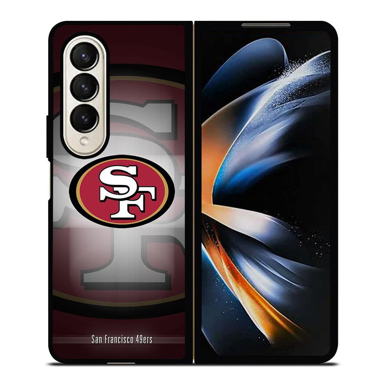SAN FRANCISCO 49ERS NFL LOGO Samsung Galaxy Z Fold 4 Case Cover SAN FRANCISCO 49ERS NFL LOGO Samsung Galaxy Z Fold 4 Case Cover
