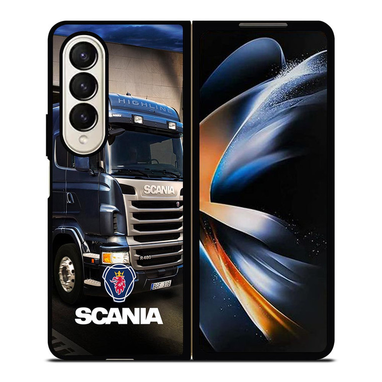 SCANIA TRUCK SAAB Samsung Galaxy Z Fold 4 Case Cover SCANIA TRUCK SAAB Samsung Galaxy Z Fold 4 Case Cover