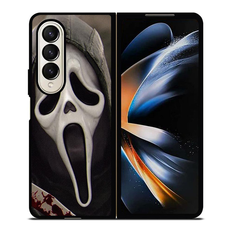 SCREAM GHOST FACE Samsung Galaxy Z Fold 4 Case Cover SCREAM GHOST FACE Samsung Galaxy Z Fold 4 Case Cover