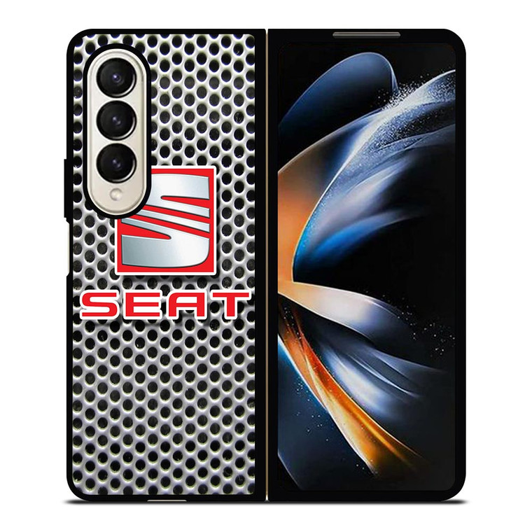 SEAT METAL LOGO Samsung Galaxy Z Fold 4 Case Cover