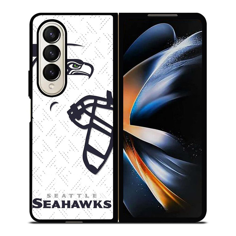SEATTLE SEAHAWK HELMET NFL Samsung Galaxy Z Fold 4 Case Cover SEATTLE SEAHAWK HELMET NFL Samsung Galaxy Z Fold 4 Case Cover