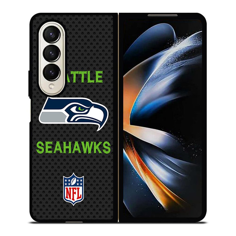 SEATTLE SEAHAWKS NFL Samsung Galaxy Z Fold 4 Case Cover SEATTLE SEAHAWKS NFL Samsung Galaxy Z Fold 4 Case Cover
