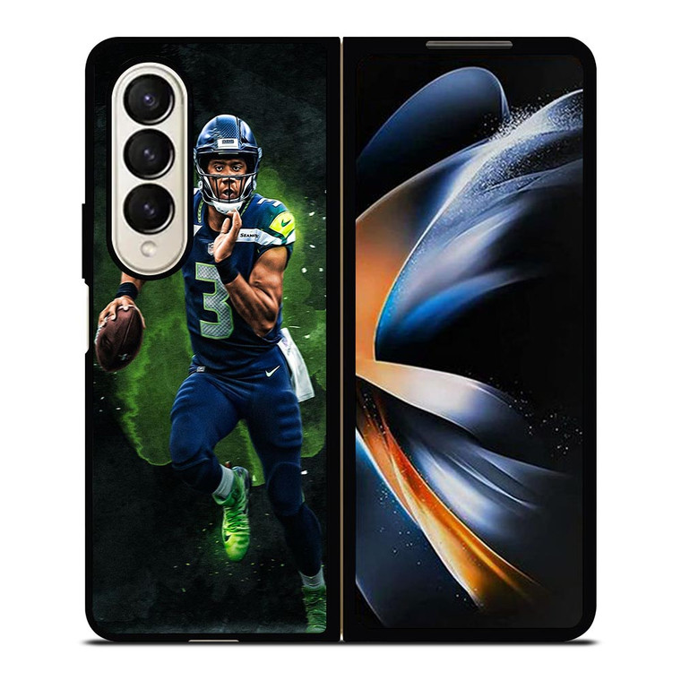 SEATTLE SEAHAWKS RUSSELL WILSON NFL Samsung Galaxy Z Fold 4 Case Cover SEATTLE SEAHAWKS RUSSELL WILSON NFL Samsung Galaxy Z Fold 4 Case Cover