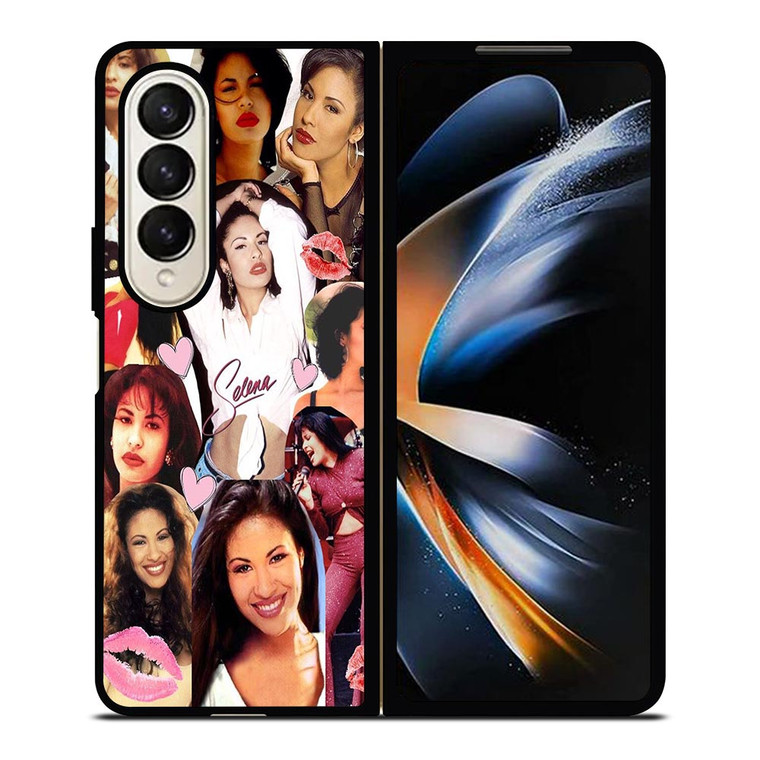SELENA QUINTANILLA COLLAGE Samsung Galaxy Z Fold 4 Case Cover SELENA QUINTANILLA COLLAGE Samsung Galaxy Z Fold 4 Case Cover