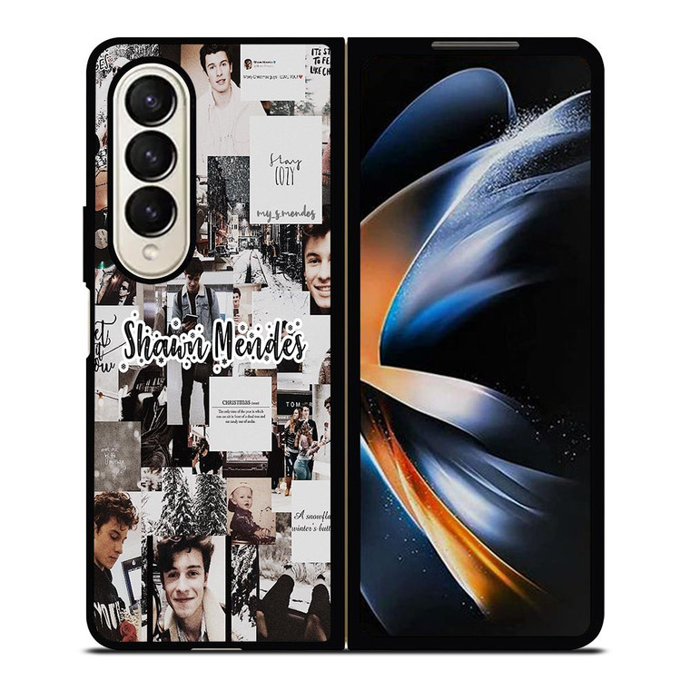 SHAWN MENDES COLLAGE Samsung Galaxy Z Fold 4 Case Cover SHAWN MENDES COLLAGE Samsung Galaxy Z Fold 4 Case Cover