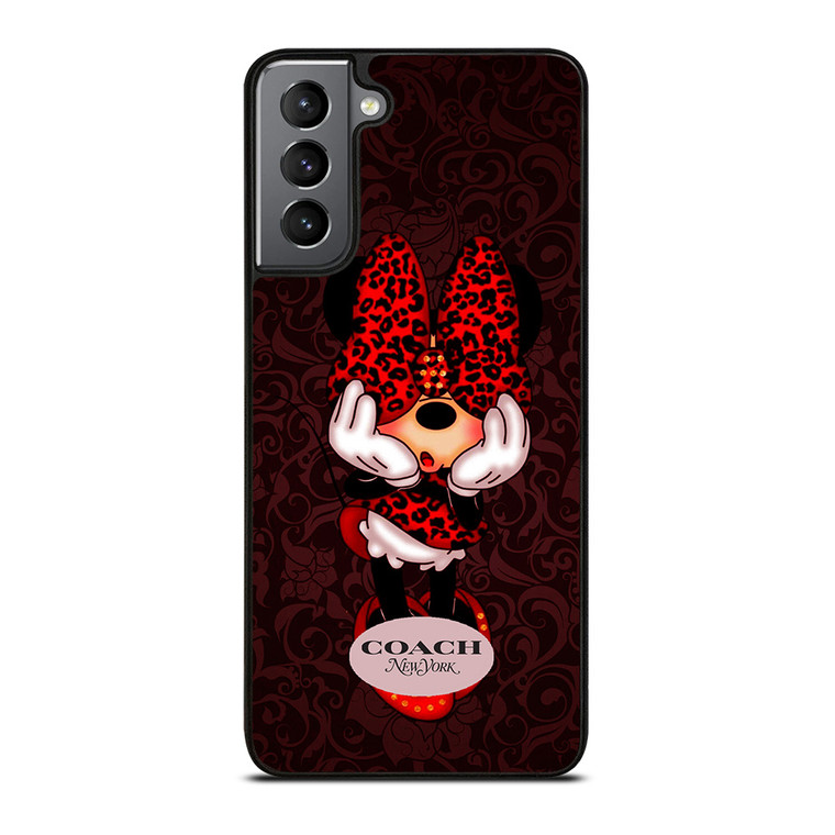 COACH MINNIE MOUSE NEW YORK Samsung Galaxy S21 Plus Case