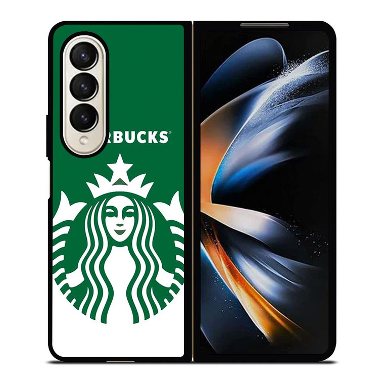 STARBUCKS COFFEE GREEN WALL Samsung Galaxy Z Fold 4 Case Cover