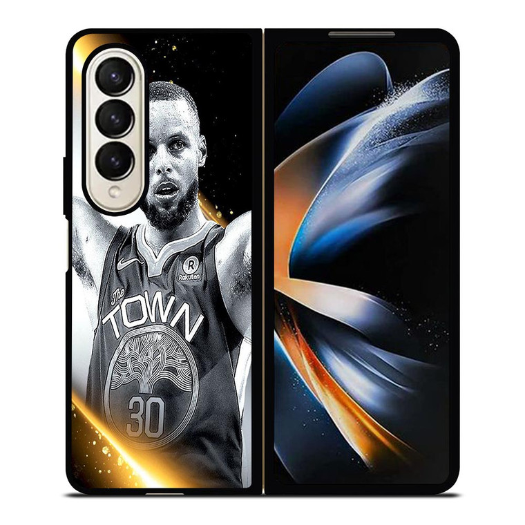STEPHEN CURRY GOLDEN STATE WARRIORS ART Samsung Galaxy Z Fold 4 Case Cover