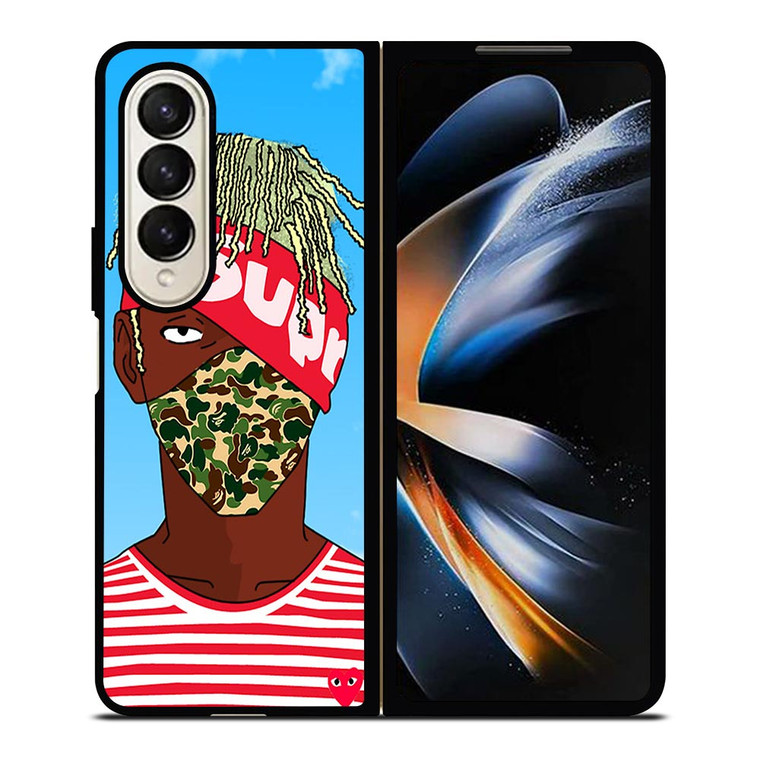 SUPREME LIL UZI VERT BATHING APE KAKASHI Samsung Galaxy Z Fold 4 Case Cover