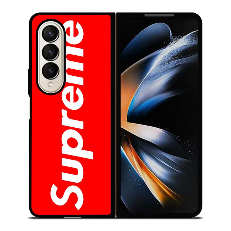 SUPREME SIMPLE LOGO Samsung Galaxy Z Fold 4 Case Cover