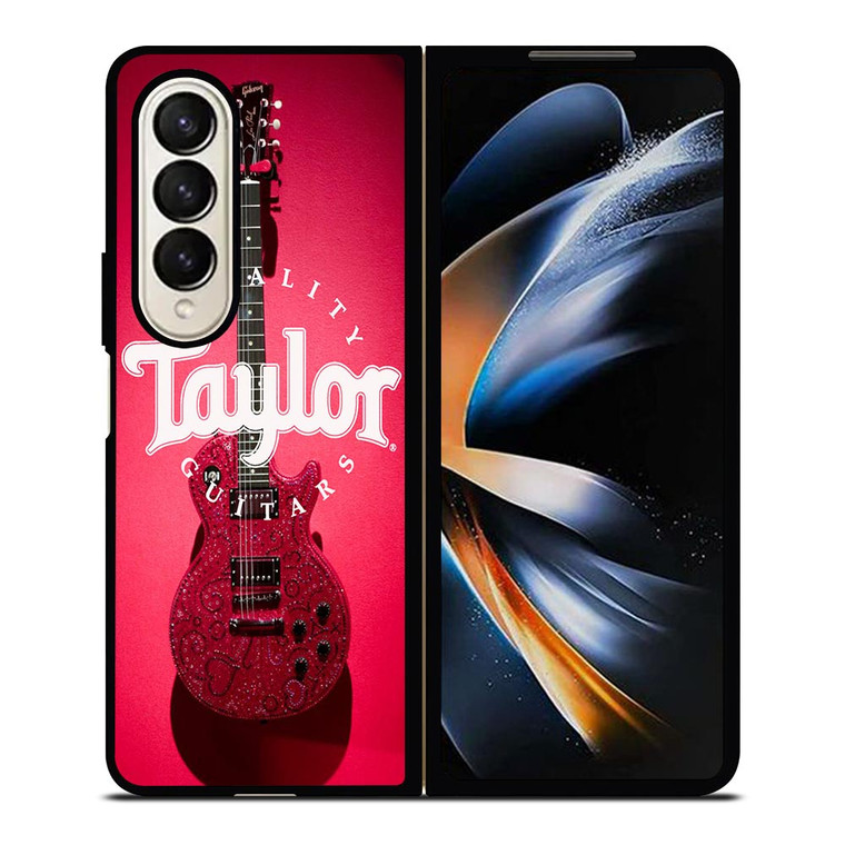 TAYLOR QUALITY GUITARS RED Samsung Galaxy Z Fold 4 Case Cover
