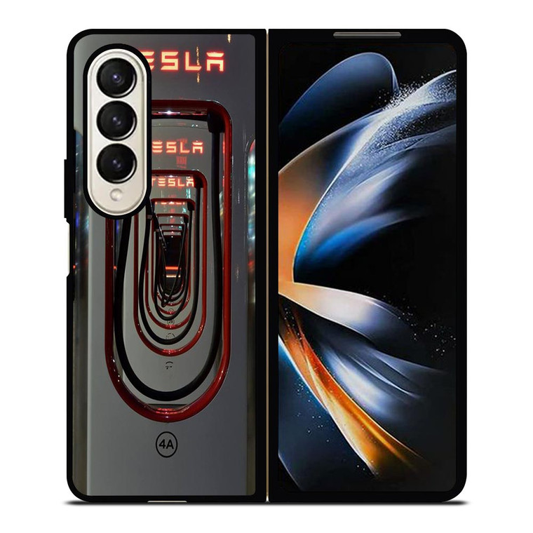 TESLA STATION CHARGE Samsung Galaxy Z Fold 4 Case Cover