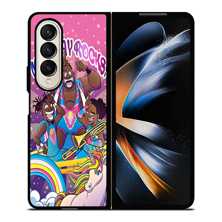 THE NEW DAY WRESTLING UNICORN Samsung Galaxy Z Fold 4 Case Cover