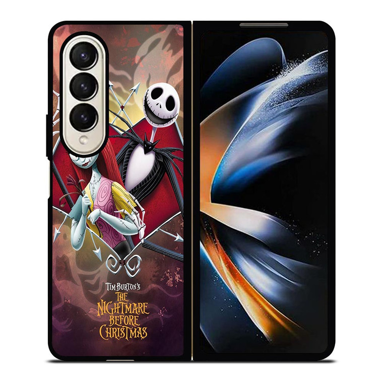 THE NIGHTMARE BEFORE CHRISTMAS CARTOON Samsung Galaxy Z Fold 4 Case Cover