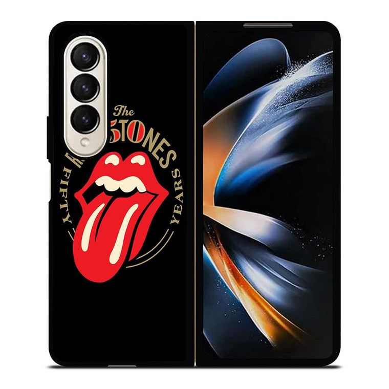 THE ROLLING STONES ROCK BAND LOGO Samsung Galaxy Z Fold 4 Case Cover