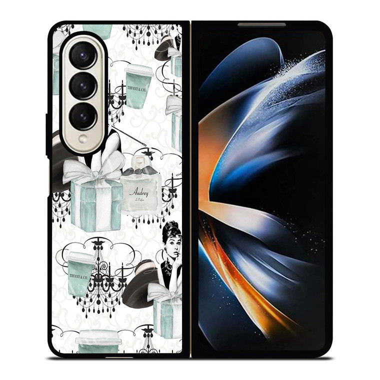 TIFFANY AND CO COLLAGE Samsung Galaxy Z Fold 4 Case Cover