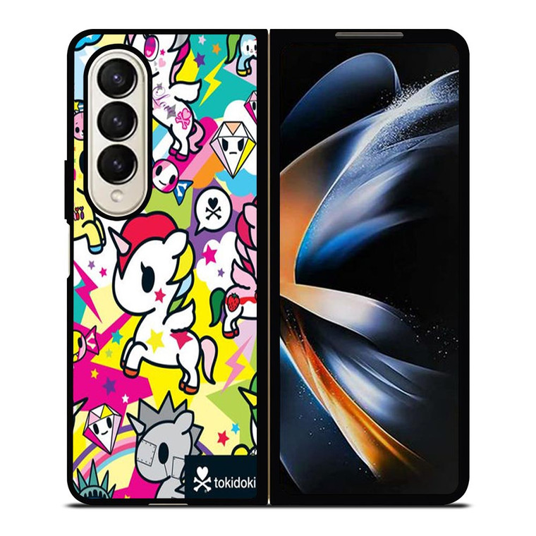 TOKIDOKI UNICORN COLLAGE 2 Samsung Galaxy Z Fold 4 Case Cover