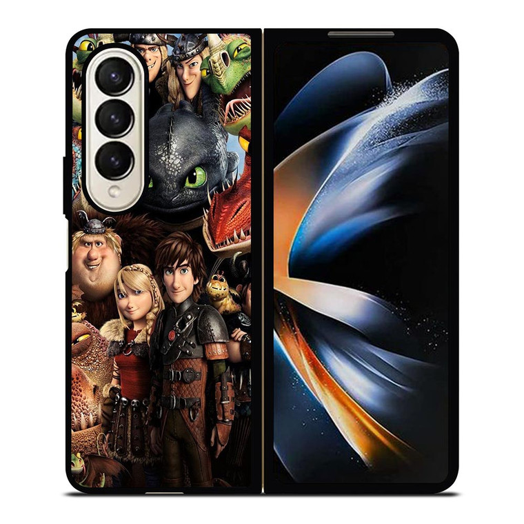 TOOTHLESS TRAIN YOUR DRAGON CHARACTER Samsung Galaxy Z Fold 4 Case Cover