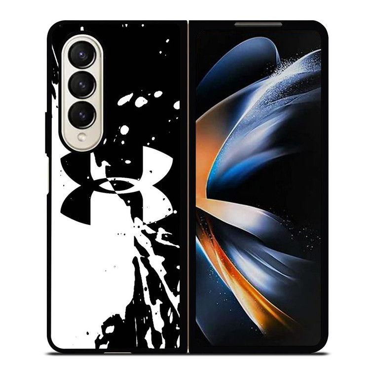 UNDER ARMOUR LOGO BLACK AND WHITE Samsung Galaxy Z Fold 4 Case Cover