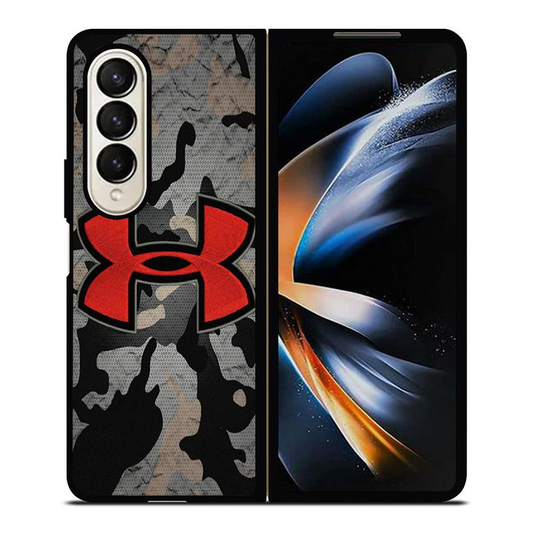 UNDER ARMOUR RED CAMO LOGO Samsung Galaxy Z Fold 4 Case Cover