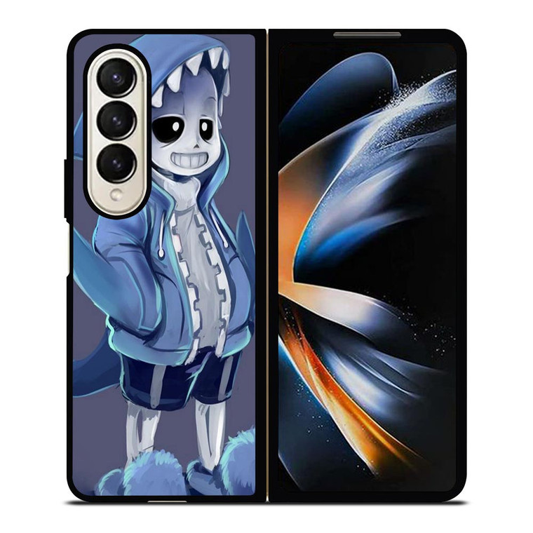 UNDERTALE SANS SHARK Samsung Galaxy Z Fold 4 Case Cover
