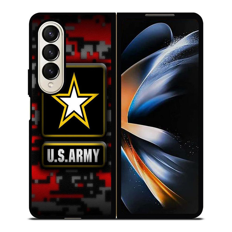 US ARMY CAMO LOGO Samsung Galaxy Z Fold 4 Case Cover US ARMY CAMO LOGO Samsung Galaxy Z Fold 4 Case Cover