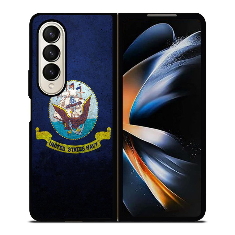 US NAVY LOGO Samsung Galaxy Z Fold 4 Case Cover