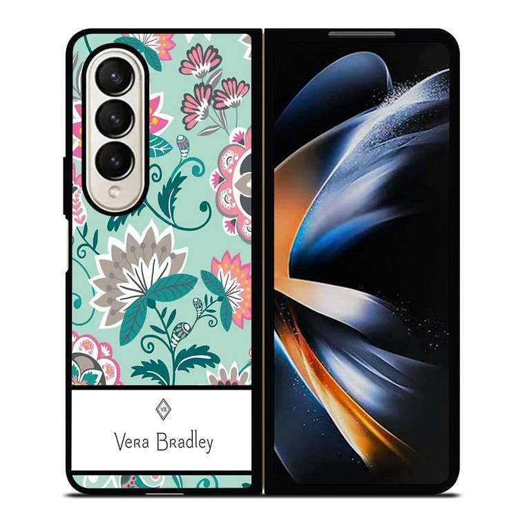 VERA BRADLEY MINT FLOWER Samsung Galaxy Z Fold 4 Case Cover