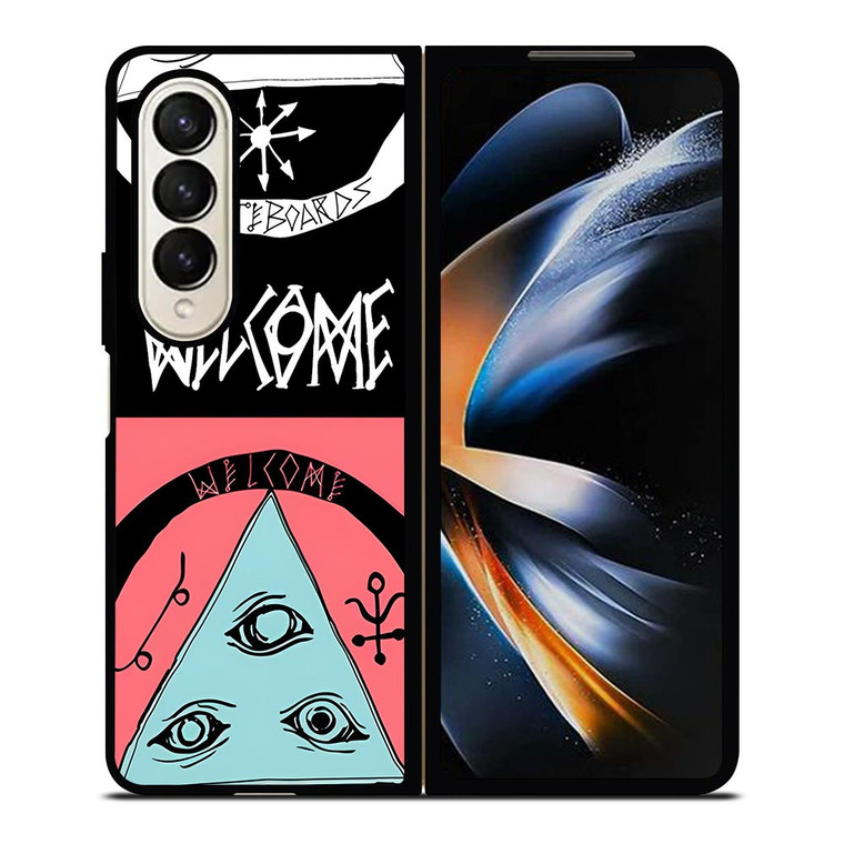 WELCOME SKATEBOARDS TWO Samsung Galaxy Z Fold 4 Case Cover