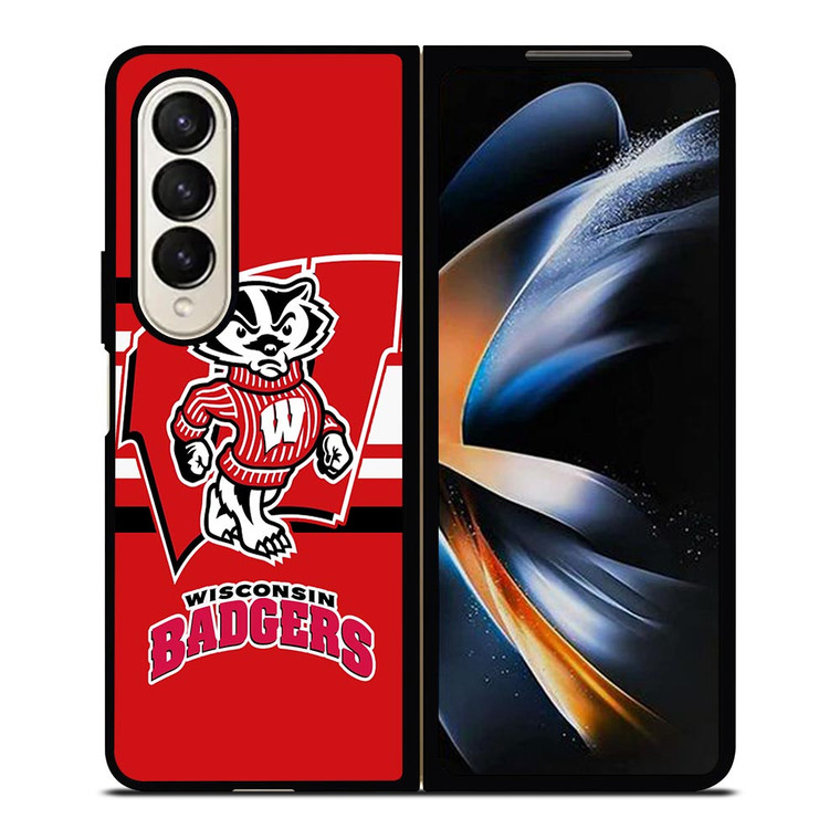 WISCONSIN BADGER SYMBOL Samsung Galaxy Z Fold 4 Case Cover