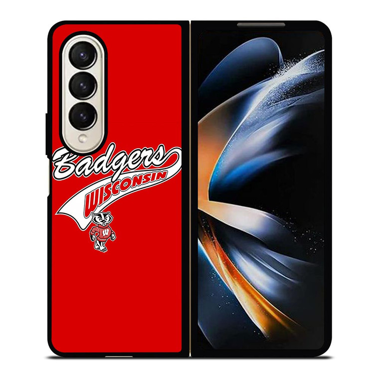 WISCONSIN BADGERS FOOTBALL SYMBOL Samsung Galaxy Z Fold 4 Case Cover