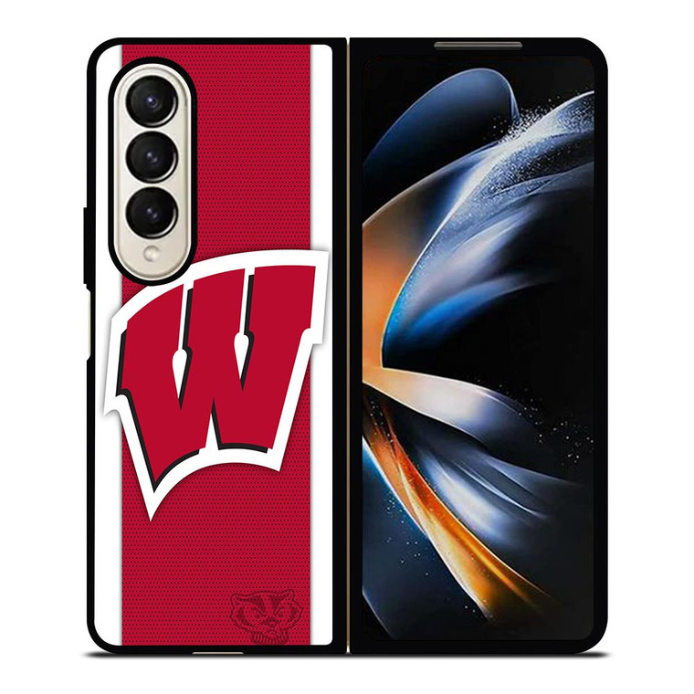 WISCONSIN BADGERS LOGO Samsung Galaxy Z Fold 4 Case Cover