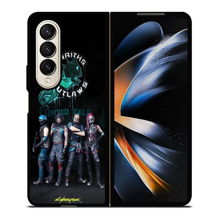 WRAITHS OUTLAWS CYBERPUNK 2077 Samsung Galaxy Z Fold 4 Case Cover