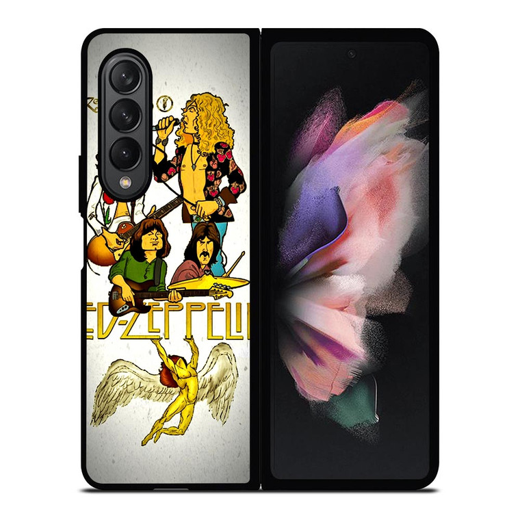 LED ZEPPELIN CARTOON Samsung Galaxy Z Fold 3 Case Cover