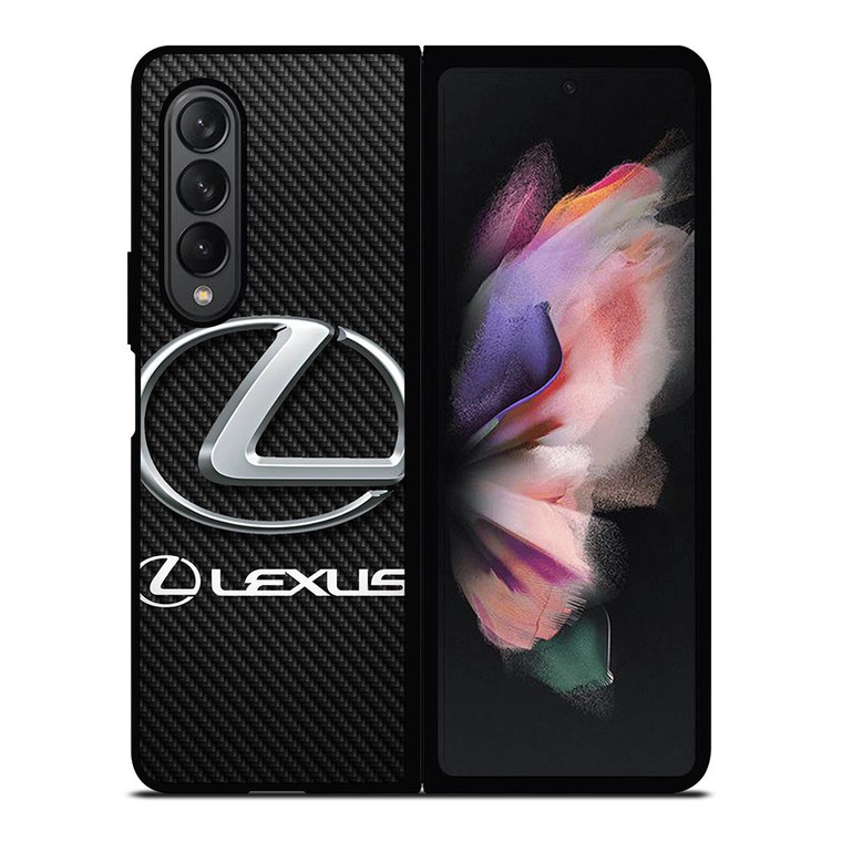 LEXUS CARBON LOGO Samsung Galaxy Z Fold 3 Case Cover