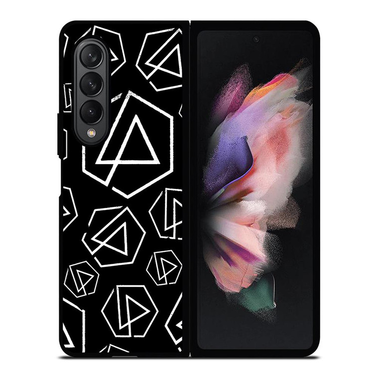 LINKIN PARK ROCK BAND LOGO PATTERN Samsung Galaxy Z Fold 3 Case Cover