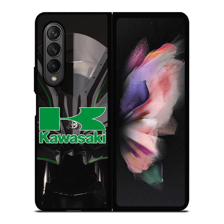 LOGO KAWASAKI MOTOR SPORT MOTOR Samsung Galaxy Z Fold 3 Case Cover
