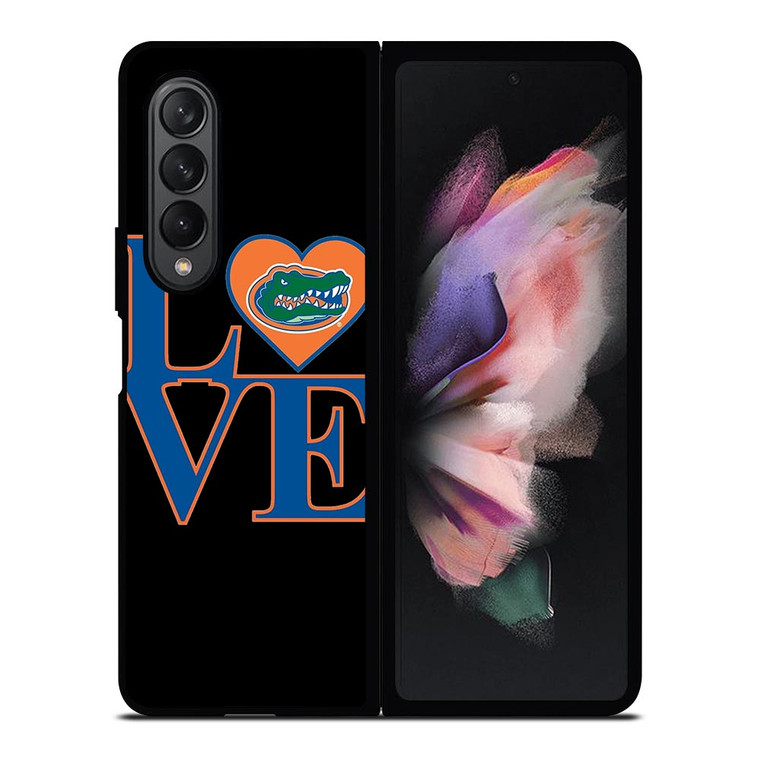 LOVE FLORIDA GATORS FOOTBALL TEAM Samsung Galaxy Z Fold 3 Case Cover