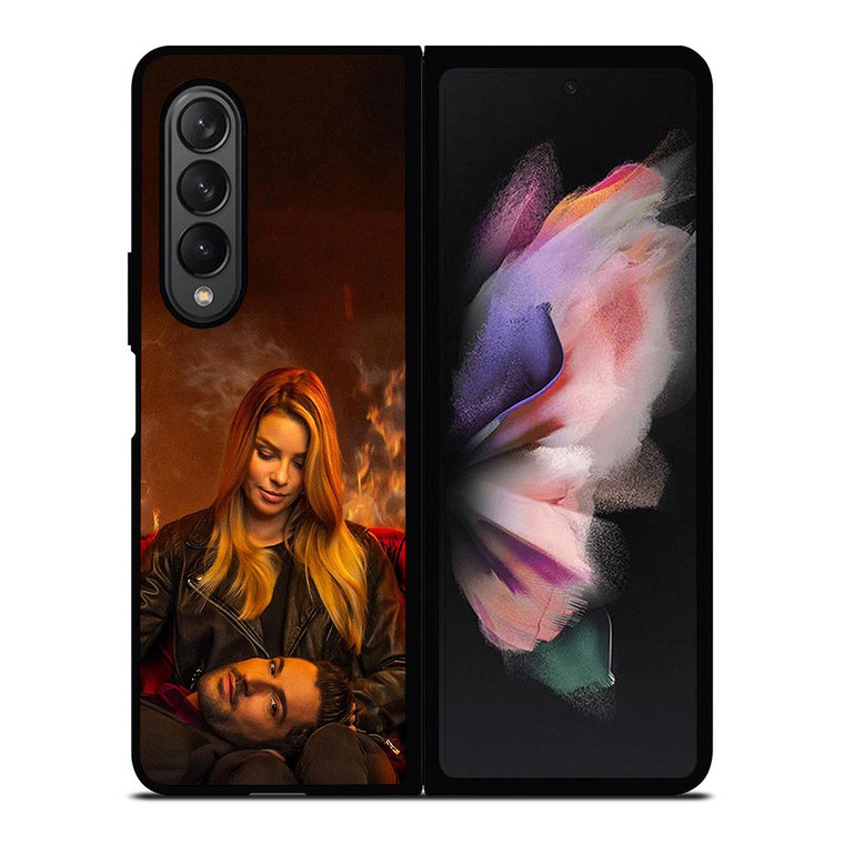 LUCIFER CHLOE DECKER Samsung Galaxy Z Fold 3 Case Cover