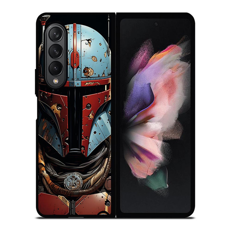 MANDALORIAN HELMET RUSTY Samsung Galaxy Z Fold 3 Case Cover