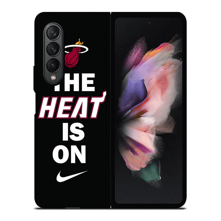 MIAMI HEAT IS ON NIKE Samsung Galaxy Z Fold 3 Case Cover